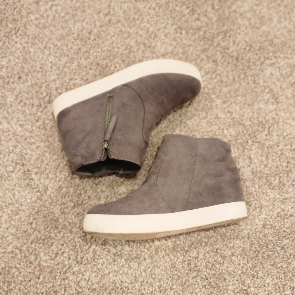 Universal Threads Wedge Heel Booties - image 1